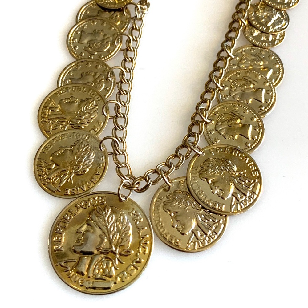 Gold Coin Necklace